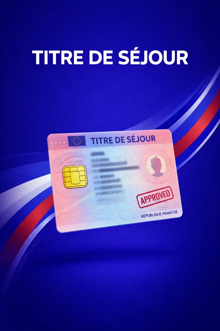 Titre de Séjour Francia - Permiso de residencia y renovación para extranjeros