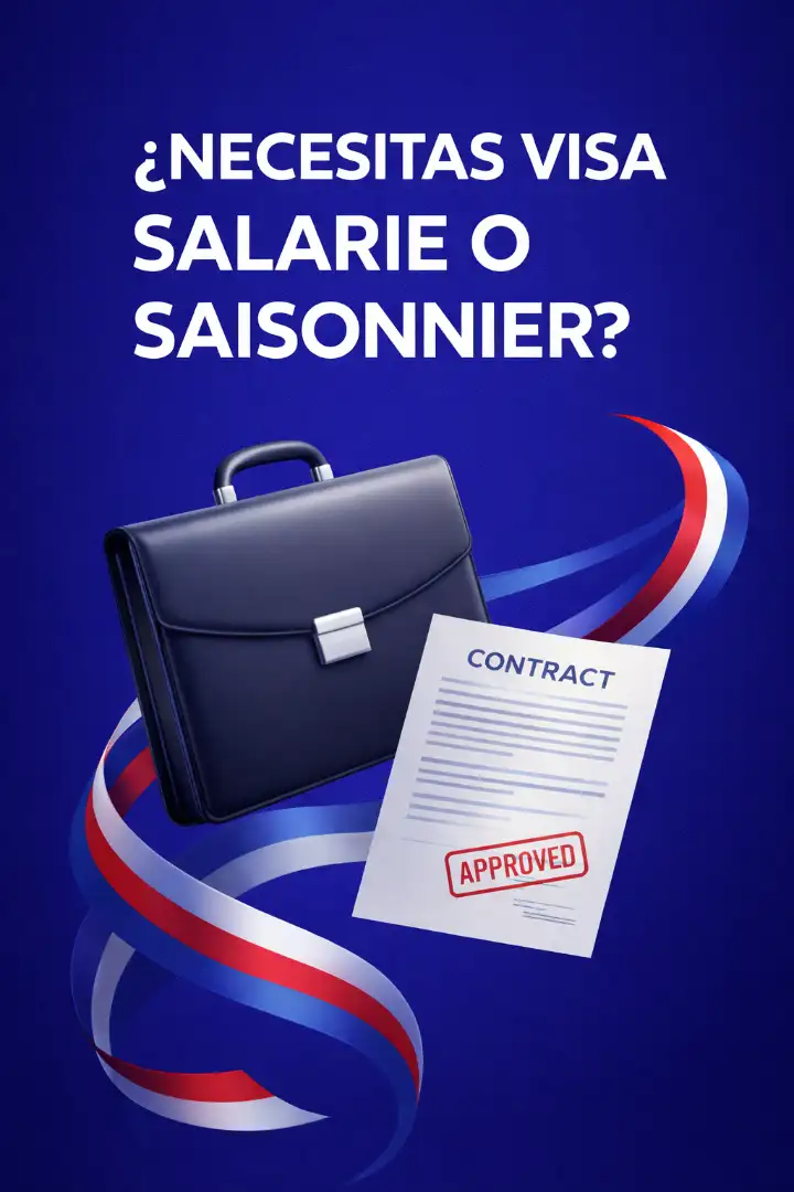 Servicio de Visa Salarié Francia - Contrato de trabajo CDI y CDD para extranjeros